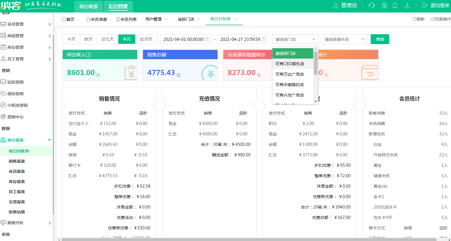 總公司管理端