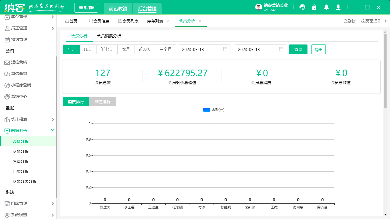 美發(fā)會員永久免費系統(tǒng)2
